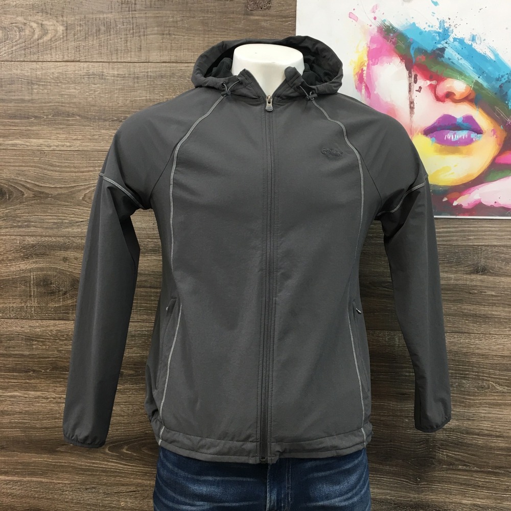 Gramicci Women's Apricity Nylon Spandex Hooded Zip Up Jacket Outerwear XL